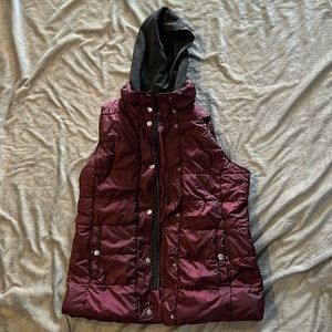 Women’s large vest with hood
